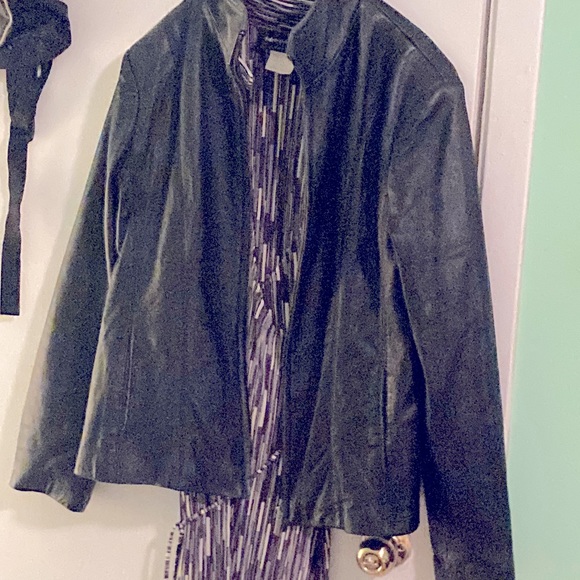 Black Leather Jacket - Picture 1 of 6